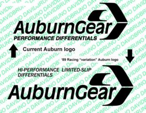 Current AuburnGear logo with my reinvented vintage variation.