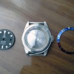 My chinese parts. * Tiger Concept vintage Tudor-style diving dial with date. * Tiger Concept vintage stainless steel diver case. * Aftermarket vintage GMT "Pepsi" besel insert.