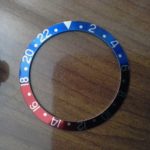 Aftermarket vintage GMT "Pepsi" besel insert.